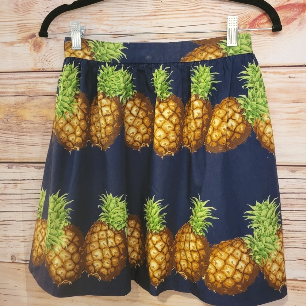 Preloved J.CREW PINEAPPLE SKIRT! 🍍💚🍍